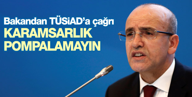 Mehmet Şimşek'ten TÜSİAD'a: Karamsar olmayın