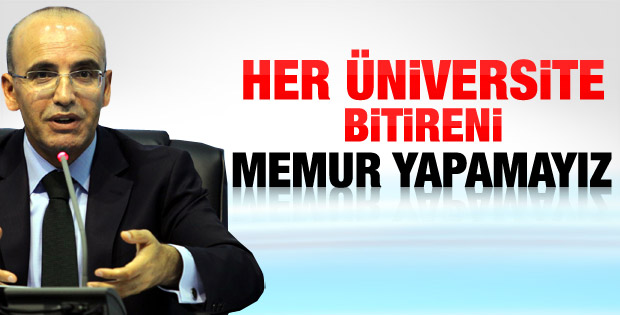Mehmet Şimşek'ten memur alımlarına ilişkin açıklama