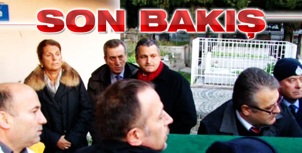 Oğlu ve eşinden Birand'a son bakış