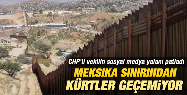 CHP'li Sezgin Tanrıkulu'nun sosyal medya yalanı