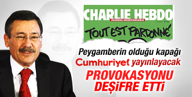 Melih Gökçek: Cumhuriyet o karikatürle tahrik edecek