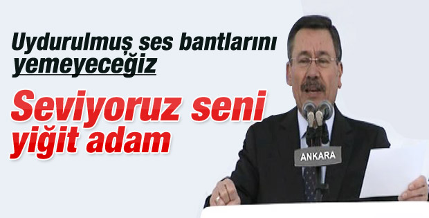 Melih Gökçek'ten Erdoğan'a: Seviyoruz seni yiğit adam - izle