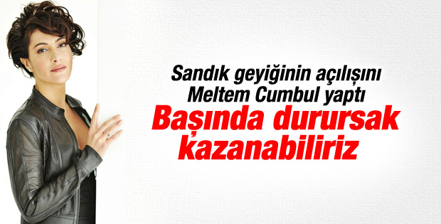 Meltem Cumbul: Sandık başında durmalıyız