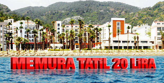 Sosyal tesislerde memura 20 TL'ye tatil