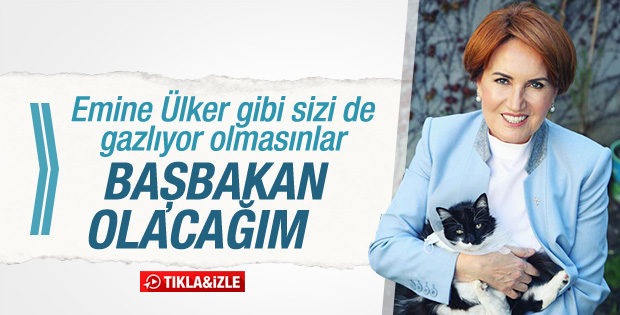 Meral Akşener: Başbakan olacağım