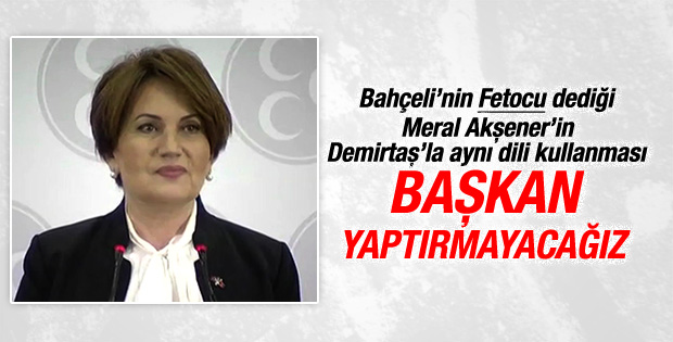 Meral Akşener'den Selahattin Demirtaş söylemi
