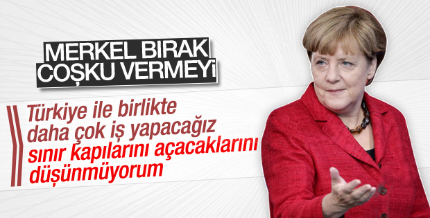 Almanya Başbakanı Merkel'den Türkiye açıklaması