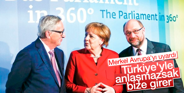 Merkel'den AB'ye Türkiye uyarısı
