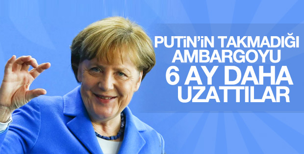 Avrupa Birliği Rusya'ya yaptırımları uzatıyor