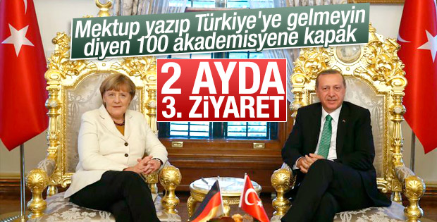Angela Merkel Türkiye'ye geliyor