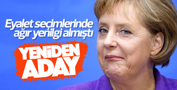 Angela Merkel yeniden Başbakanlığa aday olacak