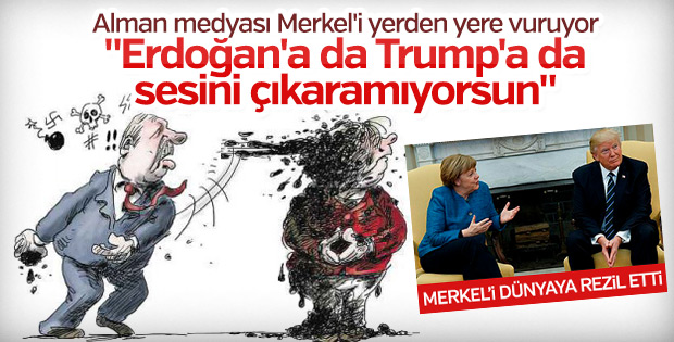 Merkel'in ezikliği Alman medyasını rahatsız ediyor