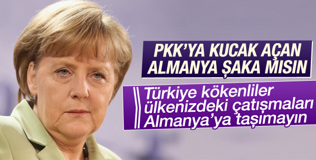 Merkel: Türkiye'deki sıkıntılar Almanya'ya taşınmamalı