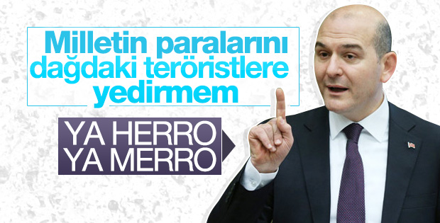 Bakan Soylu'dan HDP'li belediyelere: Ya herro ya merro