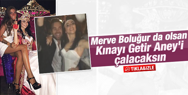 Merve Boluğur'un kına gecesi