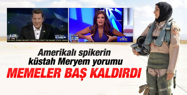 Fox News spikeri pilot Meryem'e hakaret etti İZLE