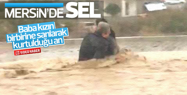 Mersin'de yoğun yağış sele neden oldu