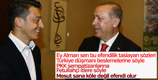 Almanlar Mesut Özil’e hakarete devam ediyor