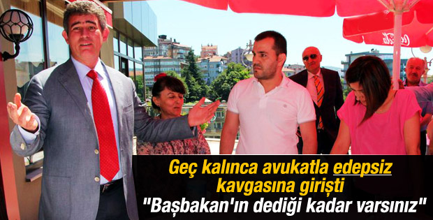 Metin Feyzioğlu programına gecikince avukatlar sinirlendi