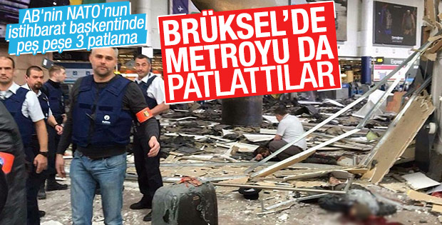 Brüksel metrosunda patlama