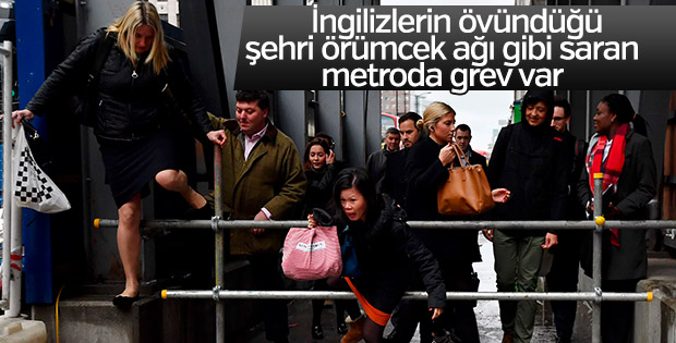 Londra'da metro krizi