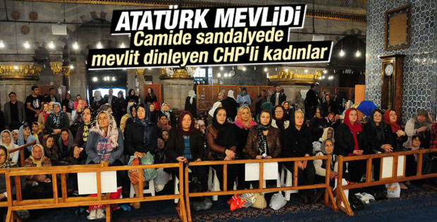 CHP Atatürk için mevlit okuttu