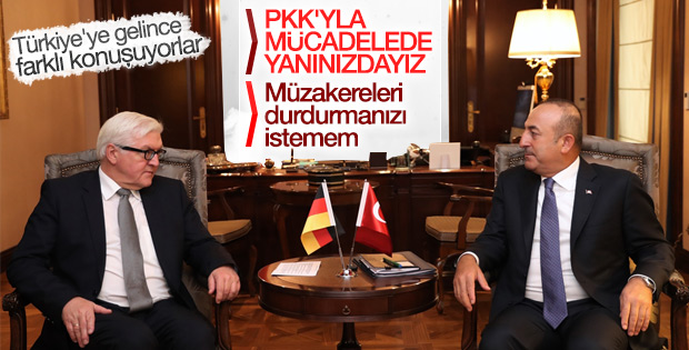 Mevlüt Çavuşoğlu ile Walter Steinmeier görüşmesi