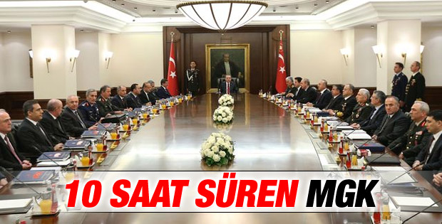 En uzun Milli Güvenlik Kurulu toplantısı