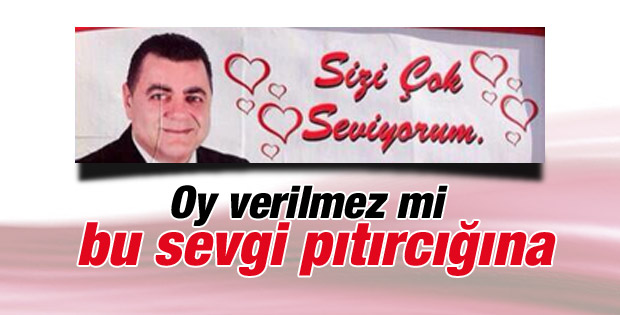 MHP Yenişehir adayından ilginç afiş