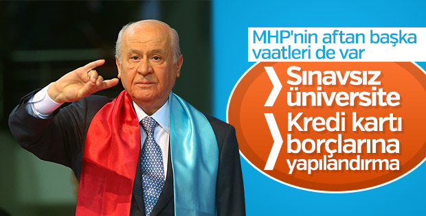 MHP'nin seçim beyannamesi hazır