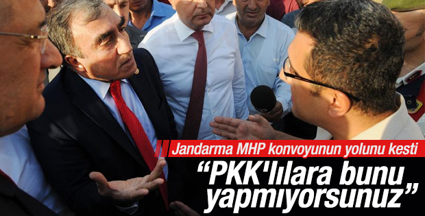 MHP konvoyunda arama krizi
