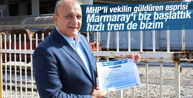 Oktay Vural Marmaray ve hızlı tren projesi MHP'nin dedi