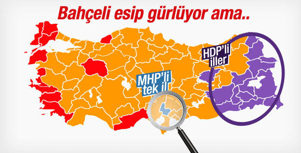 MHP'nin seçimde aldığı tek il Osmaniye