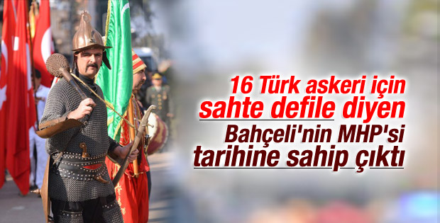 MHP'den Osmaniye'de 16 Türk askeriyle karşılama
