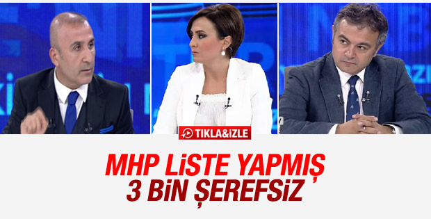 MHP'li Danışman: 3 bin kişilik şerefsiz listesi var