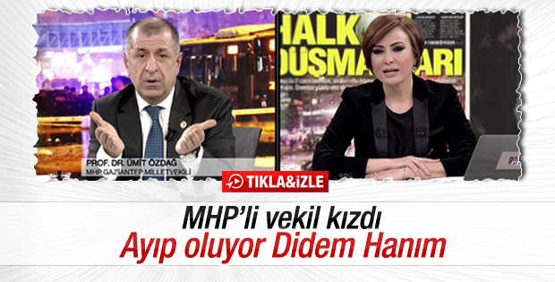 Didem Arslan'ın sorusu MHP'li vekili kızdırdı