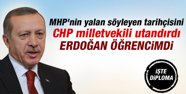 MHP'nin Başbakan Erdoğan iddiasını CHP çürüttü