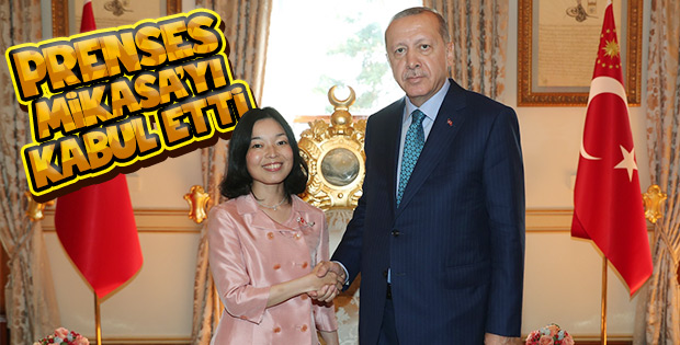 Erdoğan, Japonya Prensesi'ni kabul etti