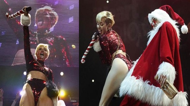 Miley Cyrus Noel Baba Yla Dans Etti Izle