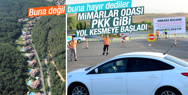 Sarıyer'deki villalar Mimarlar Odası'nı rahatsız etmiyor