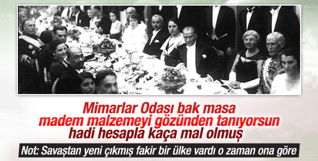 Her hafta saray haberi uyduran Mimarlar Odası şokta