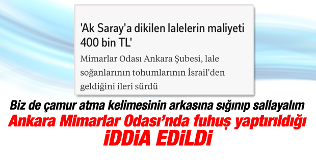 Mimarlar Odası'ndan her hafta bir Saray yalanı