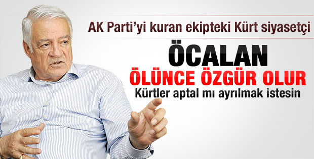 Dengir Mir Mehmet Fırat: Öcalan ölünce özgür olacak