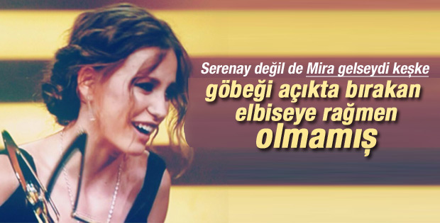 Serenay Sarıkaya Altın Kelebek'te Mira'yı yaşlandırdı İZLE