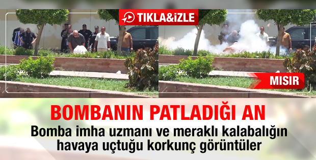 Mısır'da bomba imha uzmanları patlamada öldü