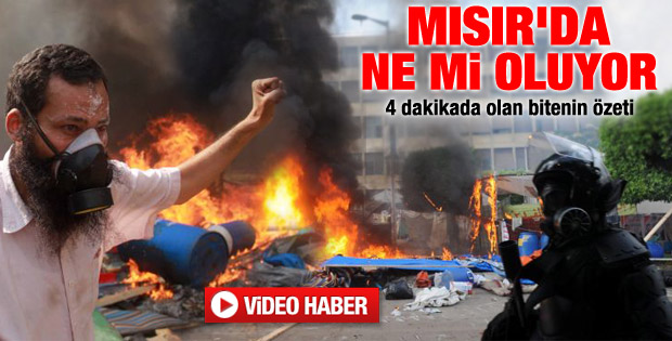 Mısır'da olan bitenin özeti 4 dakikalık videoda