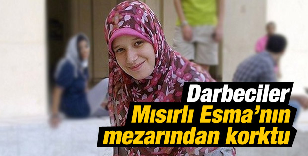 Darbeciler Mısırlı Esma'nın mezar taşına tahammül edemedi