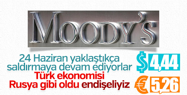 Moody's Türkiye için 'biraz endişeli'
