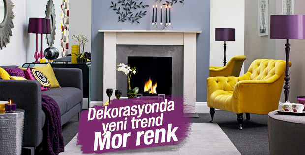 Mor renk ile dekorasyonda fark yaratın
