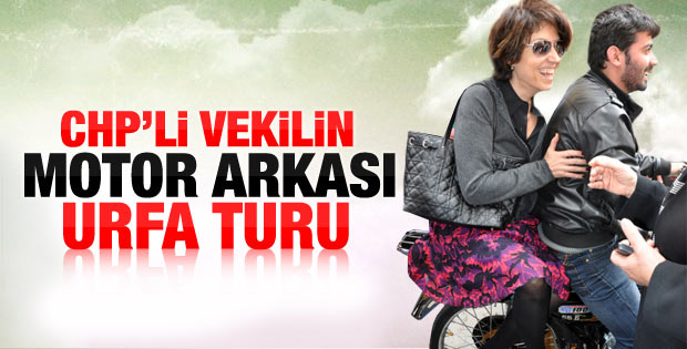 CHP'li Oranç'ın motosikletle Urfa turu